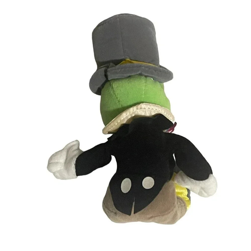 Vintage Disneyland Walt Disney World Jiminy Cricket Plush Stuffed Pinocchio 9”